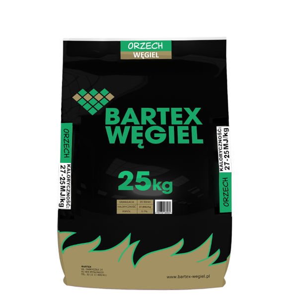 Węgiel BARTEX Orzech II 25 kg